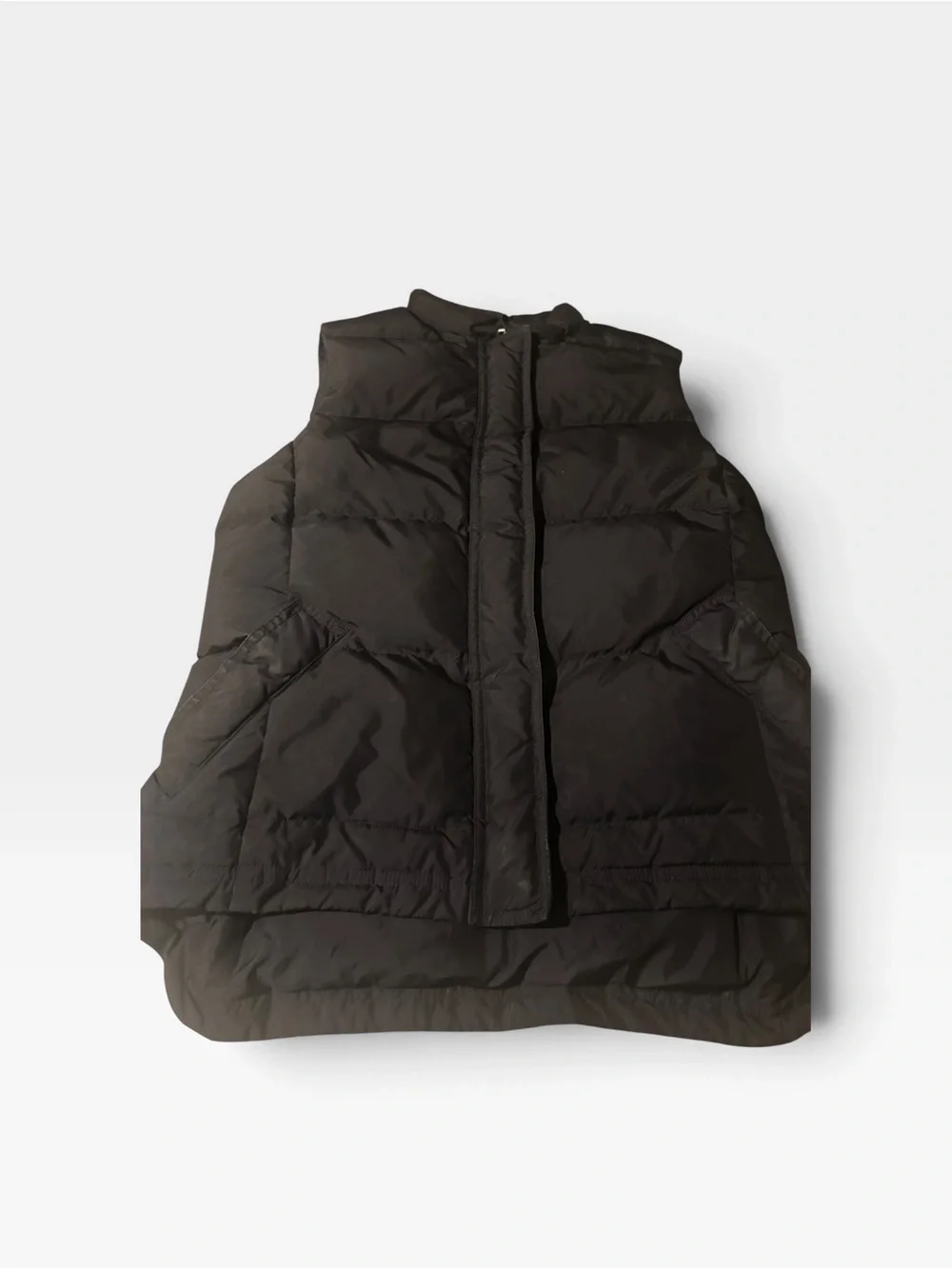 J crew Women's down filled Black Puffer Vest Jacket size small